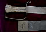 CIVIL WAR CONFEDERATE LARGE 18.5 INCHES D GUARD BOWIE ALABAMA KNIFE NOT SWORD FROM RICHARD BALLARD COLLECTION - 6 of 12