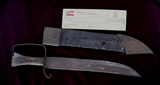 CIVIL WAR CONFEDERATE LARGE 18.5 INCHES D GUARD BOWIE ALABAMA KNIFE NOT SWORD FROM RICHARD BALLARD COLLECTION - 8 of 12