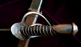 CIVIL WAR CONFEDERATE HAMMOND MARSHALL GEORGIA CAVALRY SWORD WITH CSA ON GUARD - 7 of 12