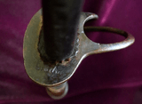 CIVIL WAR CONFEDERATE HAMMOND MARSHALL GEORGIA CAVALRY SWORD WITH CSA ON GUARD - 8 of 12