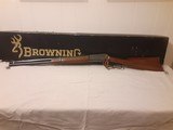 NIB 1886 Browning .45-70 grade 1 lever action saddle ring carbine rifle - 1 of 15