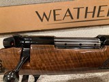 NIB Custom weatherby Mark V .257 WBY Magnum incredible wood lazermark. NEVER FIRED - 5 of 15