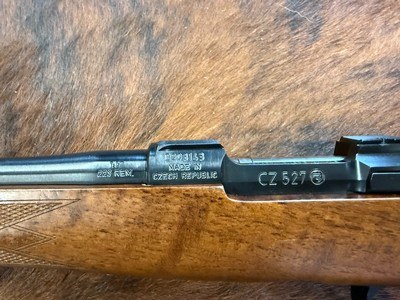 CZ 527 Carbine 223 Rem - NIB - Image 4 of 6