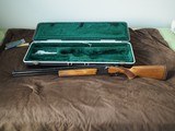 Browning Shotgun cased set with .20ga, 28ga and .410 ga Briley full length tube sets, about mint made 1984