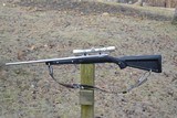 Ruger 77 Stainless Mark 2 in .223 with Boat Paddle stock and Leupold Scope - 2 of 12