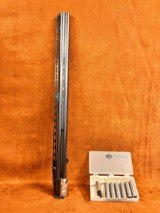 Perazzi RS 4 notch adjustable rib 12ga barrel with full set of briley chokes - 1 of 3