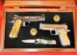 Wilson combat 40th anniversary set supergrade 45 full size and edcx9 matching serial numbers only 40 ever made