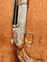 Spectacular Perazzi small Frame 20/28/.410 Combo Fully engraved with Spectacular exhibition grade stock! - 4 of 11