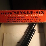 Ruger Super "Single-Six" .22 Caliber Revolver Old Style 3-Screw 1970 Serial Number 60-20537 - 14 of 15