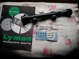 Lyman All-American 4X Scope with Tru Lok Rings and Bases for Winchester M70 - 1 of 15