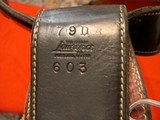 George Lawrence Western Holster & Belt for Colt SAA 5 1/2 inch, 38/357 Loops, Black - 9 of 14