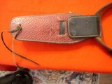 George Lawrence Western Holster & Belt for Colt SAA 5 1/2 inch, 38/357 Loops, Black - 3 of 14