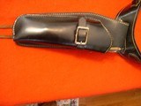 George Lawrence Western Holster & Belt for Colt SAA 5 1/2 inch, 38/357 Loops, Black - 2 of 14