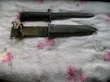 US M5A1 Bayonet with US M8A1 Scabbard for the M1 Garand Rifle - 1 of 13