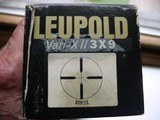 Leupold Vari X II 3 x 9 x 40mm Rifle Scope- Original Box - 12 of 14