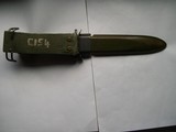 U. S. M5A1 Bayonet w/M8 Scabbard- Mil Par Col - 2 of 15