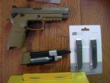 Sig Sauer M17 Surplus Pistol w/ PAIL plus Accessories & CO2 Trainer Pistol - 9 of 15