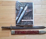 24 inch WM Jackson & co 1850s Bowie knife pictured in flaydermans - 5 of 5