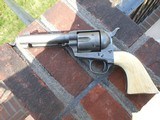 Colt SAA 4.75 inch 44-40 1886 Carved Ivories