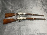 Winchester Model 1866 A Pair of Full Nickel Plated SRC - 1 of 5