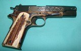 Turnbull 1911.45 ACP with "C" Level "Flute" engraving and Nitre blued parts - 13 of 15