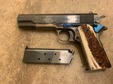 Turnbull 1911.45 ACP with "C" Level "Flute" engraving and Nitre blued parts - 3 of 15