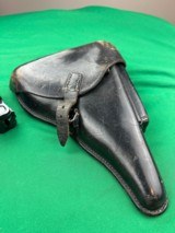 WW2 1942 Mauser Black Widow Luger Rig-Matching numbers-GI Bringback - 7 of 14