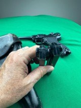 WW2 1942 Mauser Black Widow Luger Rig-Matching numbers-GI Bringback - 14 of 14