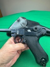 WW2 1942 Mauser Black Widow Luger Rig-Matching numbers-GI Bringback - 6 of 14