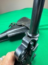 WW2 1942 Mauser Black Widow Luger Rig-Matching numbers-GI Bringback - 9 of 14