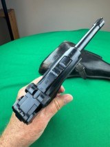 WW2 1942 Mauser Black Widow Luger Rig-Matching numbers-GI Bringback - 4 of 14
