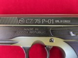 CZ 75 P-01 9MM LUGER LIKE NEW IN CASE - 3 of 15
