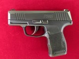 SIG SAUER P365 9MM LUGER LIKE NEW IN CASE - 2 of 12