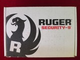 RUGER SECURITY 9 9MM LUGER LIKE NEW IN BOX - 11 of 12