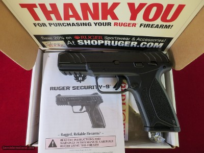 RUGER SECURITY 9 9MM LUGER LIKE NEW IN BOX
