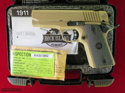 ROCK ISLAND ARMORY M1911A1-CS 9MM LUGER LIKE NEW IN BOX