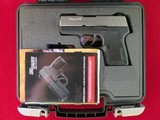 SIG SAUER P290 IN 9MM LUGER VERY EARLY SERIAL NUMBER LIKE NEW IN CASE - 1 of 11