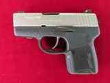 SIG SAUER P290 IN 9MM LUGER VERY EARLY SERIAL NUMBER LIKE NEW IN CASE - 2 of 11