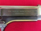 RARE EARLY BERETTA 92 IN 9MM LUGER STEP SLIDE VARIATION BUILT IN 1977 - 10 of 14