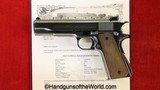 Colt Government Model National Match, .45acp with Letter