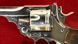 Webley WS Target Model, .450/.455 caliber, Inscribed with Provenance and Holster Rig - 5 of 15