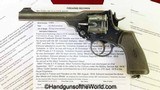 Webley Mark VI Service Revolver, .45acp, Inscribed with Provenance