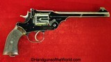 Webley WG Target Model, .450/.455 caliber with English Oak Case and Provenance - 3 of 15