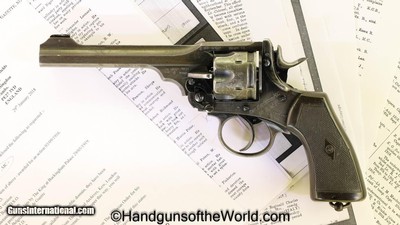 Webley Mark VI Service Revolver, .45acp, Inscribed with Provenance