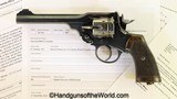 Webley WS Army Model, .450/.455 caliber, Inscribed with Provenance