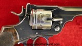 Webley WS Army Model, .450/.455 caliber, Inscribed with Provenance - 7 of 14