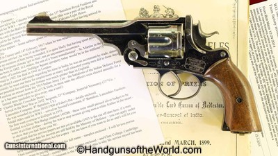 Webley WG Army Model, .455/.476 caliber, Shooting Prize with Provenance