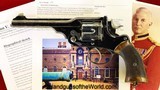 Webley WG Army Model, .450/.455 caliber, Inscribed with Provenance