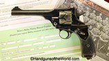 Webley 1901 Fosbery, .455 caliber, Inscribed with WWI KIA Provenance