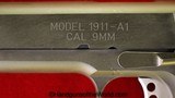 Springfield Armory 1911A1, 9mm, National Match-Like New in Case - 1 of 15